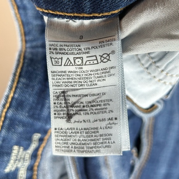 👑 Old Navy Rockstar Super Skinny High Rise Sz 8 - Picture 4 of 5